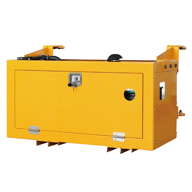 Slide mount reefer generator for cold chain logistics